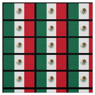 Klassische mexikanische Flagge Stoff