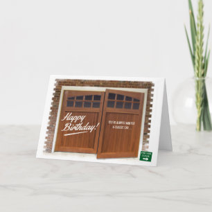 Klassische Mini-Geburtstagskarte Karte