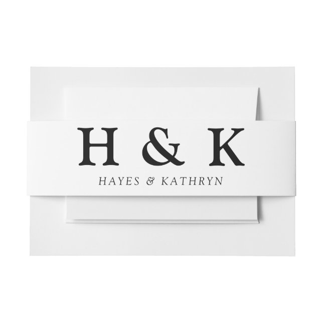 Klassische Minimal Altes Geld Ästhetische einfache Einladungsbanderole (Vorderseite Beispiel)