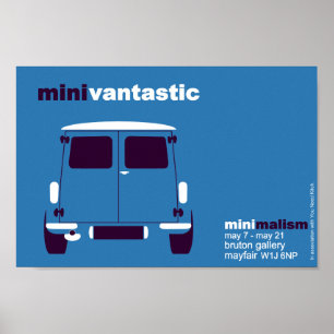 Klassische Minivan-Ausstellung Poster