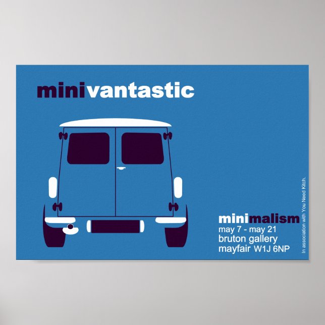 Klassische Minivan-Ausstellung Poster (Vorne)