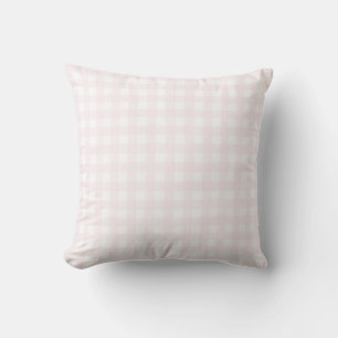 Klassische Moderne Hütte Rosa Medium Gingham. Kissen