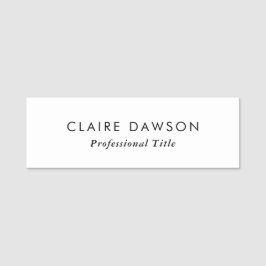 Klassische, moderne Minimal Custom Namensschild