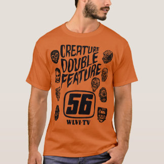 Klassische Monster der Kreatur mit doppelter Funkt T-Shirt