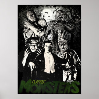 KLASSISCHE MONSTERS POSTER