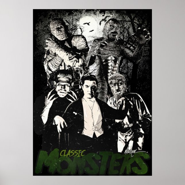 KLASSISCHE MONSTERS POSTER (Vorne)