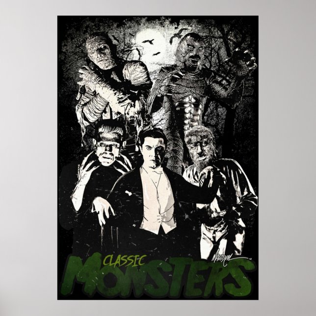 KLASSISCHE MONSTERS POSTER (Vorne)
