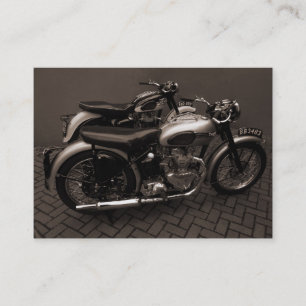 Klassische Motorräder, MiniFoto Visitenkarte