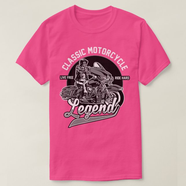 KLASSISCHE MOTORRADLEGEND T-Shirt (Design vorne)