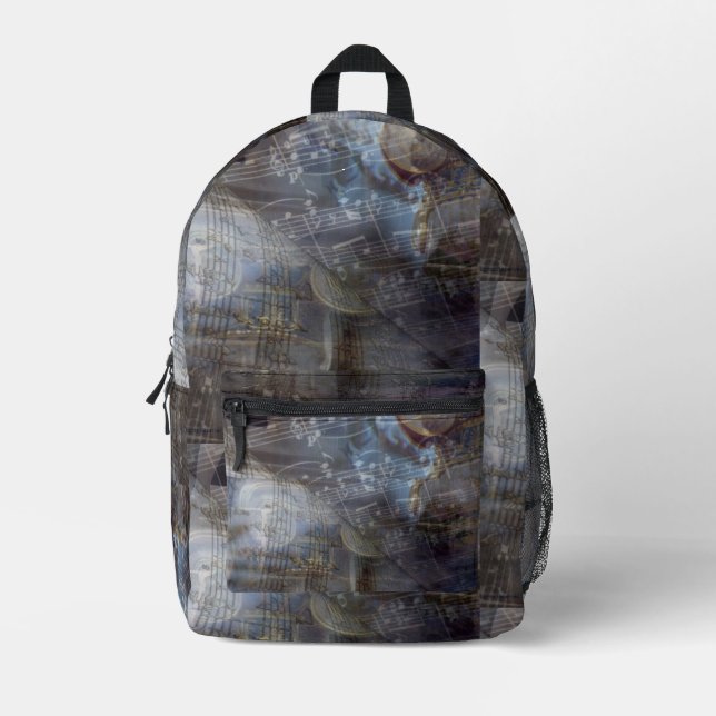 Klassische Musik des antiken Griechenlands Bedruckter Rucksack (Vorderseite)