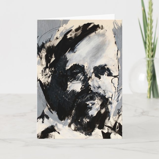 Klassische Musik-Gruß-Karte - Debussy Karte (Vorderseite)