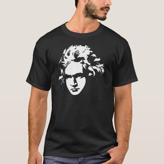 Klassische Musik-Komponist-Beethoven-Geschenk T-Shirt (Vorderseite)
