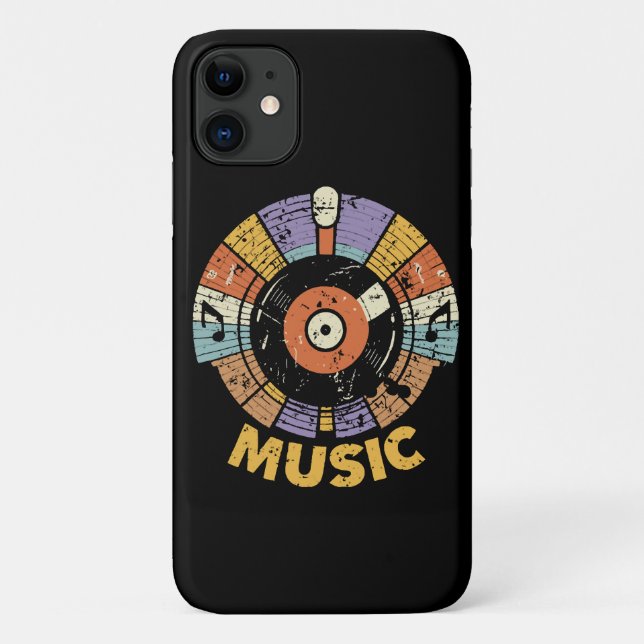 klassische Musik Retro Case-Mate iPhone Hülle (Rückseite)