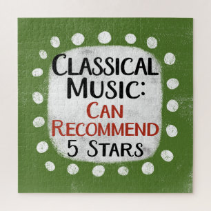 Klassische Musik Review 5 Stars Jigsaw Puzzle