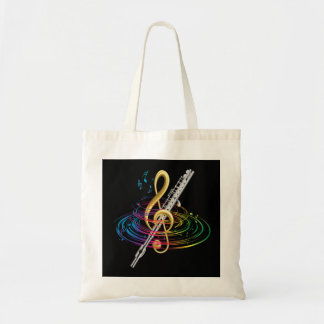 Klassische Musik Treble Clef Flutist Gift Flute Pu Tragetasche