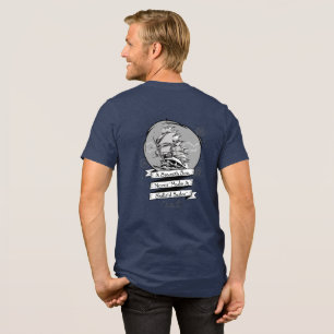 Klassische nautische Salz-Ausrüstung für glatte Se Tri-Blend Shirt