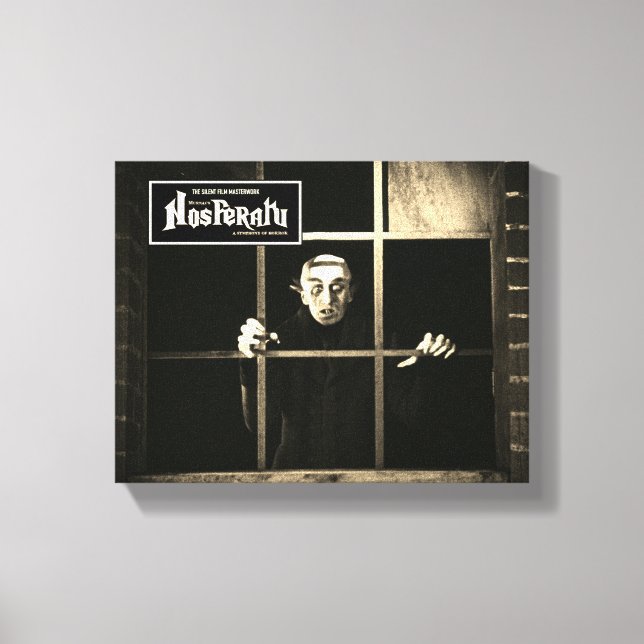 Klassische Nosferatu Stretched Canvas Print Leinwanddruck (Vorderseite)