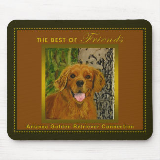 Klassische Oliven-u. Rost-golden retriever Mousepad