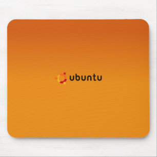 Klassische Orange Ubuntus Mousepad