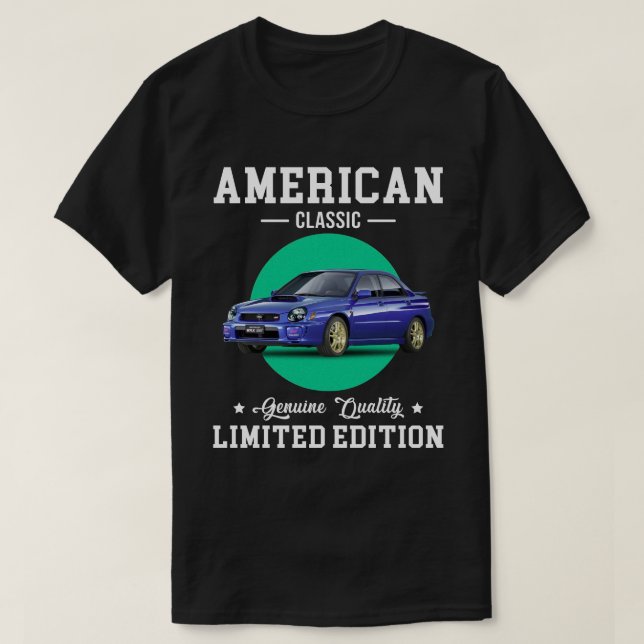 Klassische Original-Original-Qualität limitierte A T-Shirt (Design vorne)