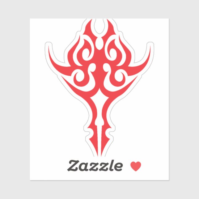 Klassische ornamentale Blumenrahmeneleganz Aufkleber (Blatt)