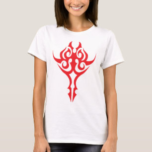 Klassische ornamentale Blumenrandgestaltung im ele T-Shirt