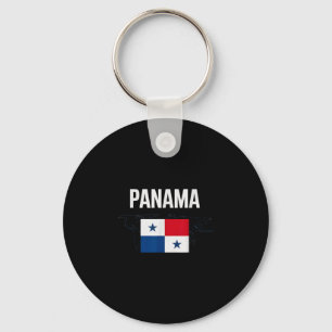 Klassische Panama-Flagge Land Familien-Urlaub Jube Schlüsselanhänger