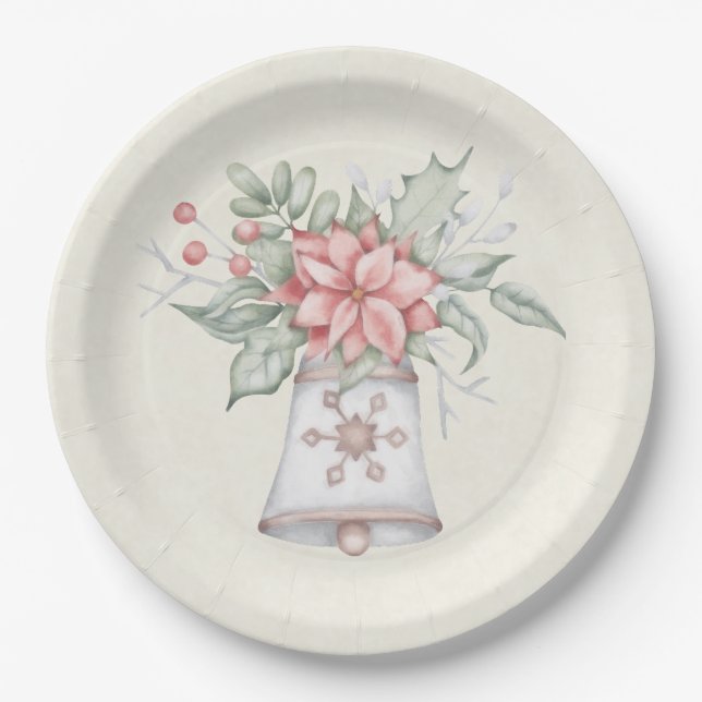 Klassische Papierplatte Pappteller (Vorderseite)