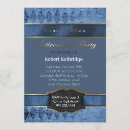 Klassische Party Einladungen für die Blaue Raute