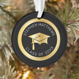 Klassische Personalisierte Graduierungsobergrenze  Ornament