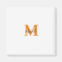 Klassische Personalisierte Initialen und Name Mono