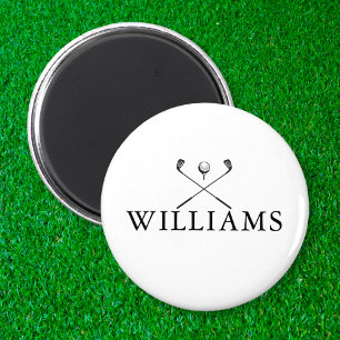 Klassische personalisierte Namensgolfschläger Magnet