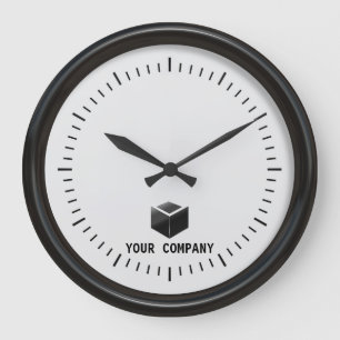 Klassische personalisierte und bearbeitbare Untern Große Wanduhr