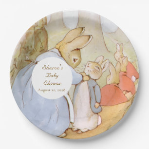 Klassische Peter-Hase-Baby-Party Pappteller