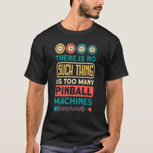 Klassische Pinball- und Pinball-Arcade-Spiele, Ret T-Shirt