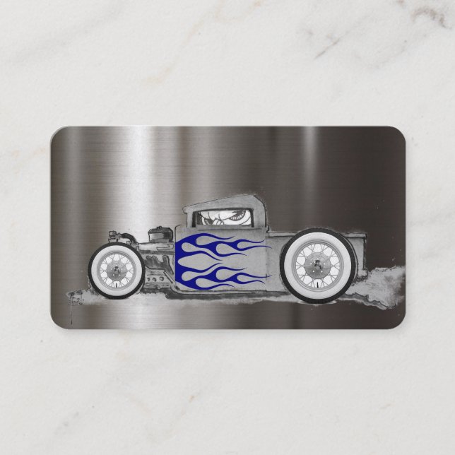 Klassische Platinum Automotive Business Cards Visitenkarte (Vorderseite)
