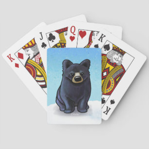 Klassische Playing Cards aus schwarzem Bären Spielkarten