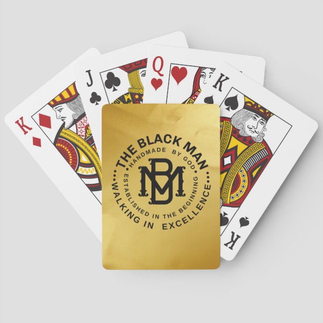 Klassische Playing Cards für Black Man Spielkarten (Rückseite)