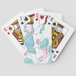 Klassische Playing Cards mit gewaschter Geometrie Spielkarten