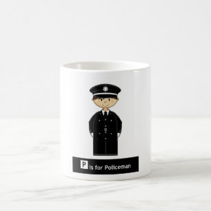 Klassische Polizist-Kaffee-Tasse Tasse
