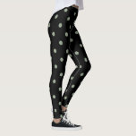 Klassische Polka-Punkt-Leggings - schwärzen Leggings<br><div class="desc">Diese niedlichen Leggings kennzeichnen einen klassischen Schwarzen und Polkapunktdruck des Flüsterns grünen. Tragen Sie sie zur Turnhalle,  Yogaklasse,  auf Botengangläufen oder Aufenthaltsraum herum das Haus! Fügen Sie es Ihren Leggings Sammlung oder Geschenk sie jemand Sie Liebe hinzu!</div>