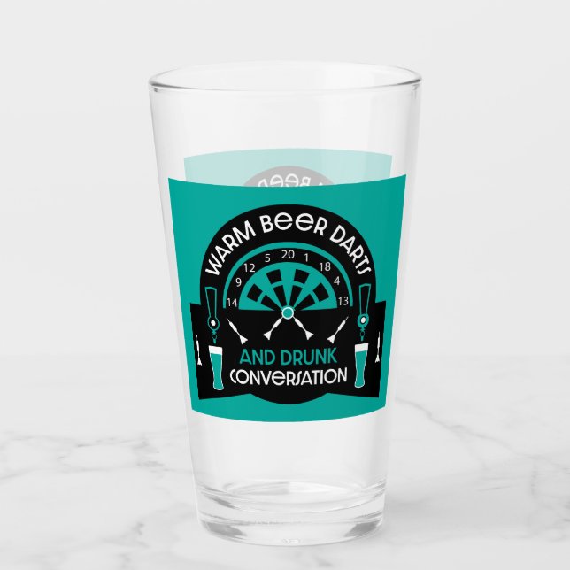 Klassische Pub Darts Glas (Vorderseite)