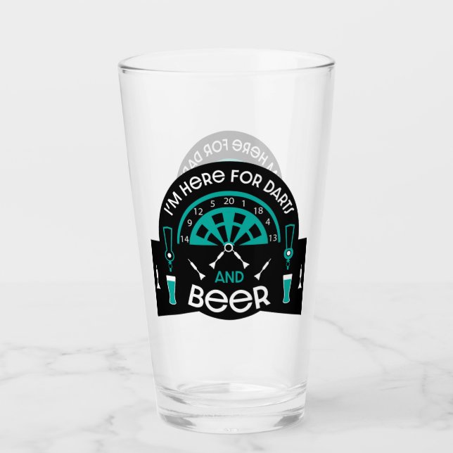 Klassische Pub Darts Glas (Vorderseite)