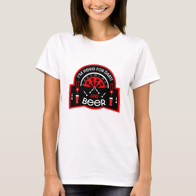Klassische Pub Darts T-Shirt (Vorderseite)