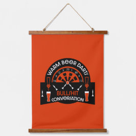 Klassische Pub Darts Wandteppich Mit Holzrahmen