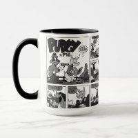 Klassische Pudgy Pig-Tasse der 40er Jahre