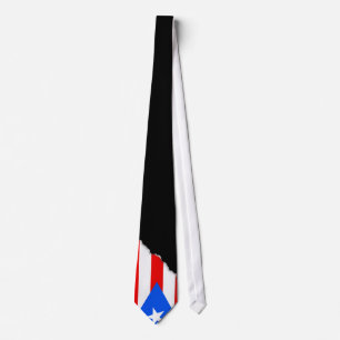 Klassische puerto-ricanische Flagge Krawatte