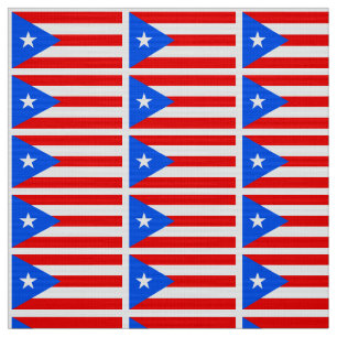 Klassische puerto-rikanische Flagge Stoff