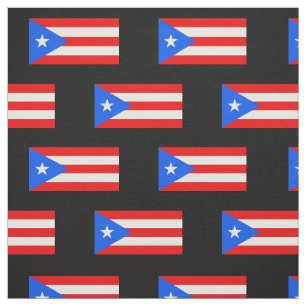 Klassische puerto-rikanische Flagge Stoff