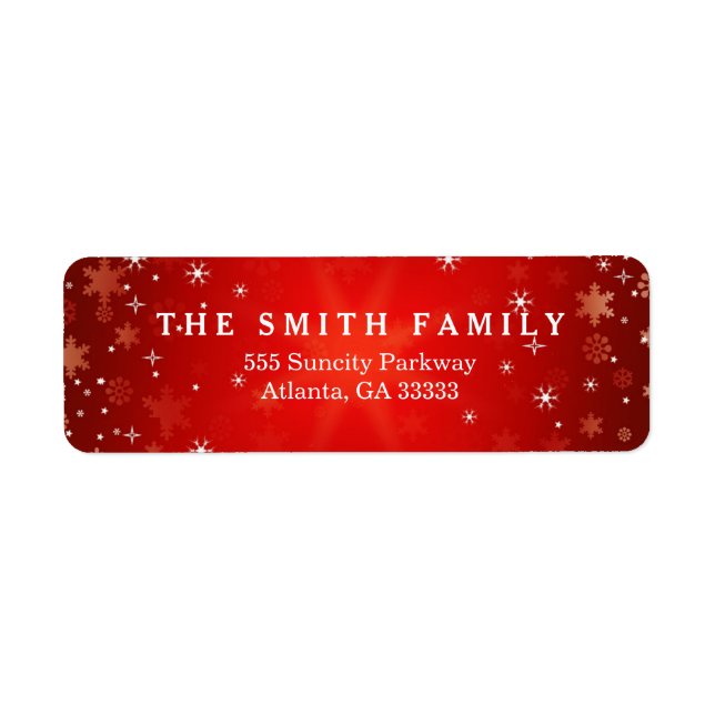 Klassische Punkte Moderne rote Schneeflocken Weihn (Vorne)